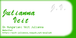 julianna veit business card